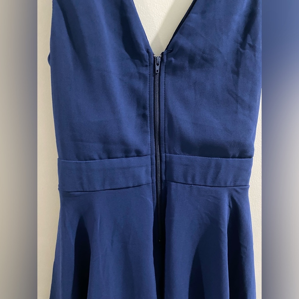 Windsor Effortless Vibes Chiffon Skater Dress, navy blue, size XS, new! - Picture 7 of 12